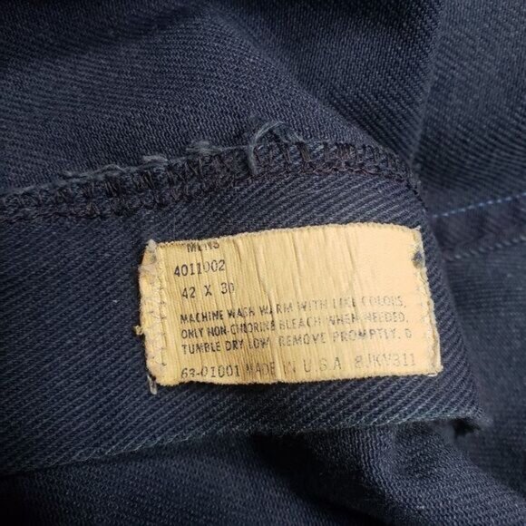 Vintage Oshkosh B Gosh Pants‎ Mens 42x30 Blue Made USA - Picture 4 of 11